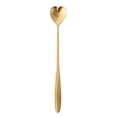 thumbnail image 2 of 7-Inch Flower Spoon Coffee Teaspoon, Stainless Steel Coffee Teaspoon, Drink Stirring Spoon for Dessert, Coffee, Ice Cream, Tea (Gold), 2 of 6