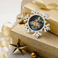 thumbnail image 5 of Gravity Falls Snowflakes Ornaments Christmas Tree Decorations Alloy Hanging Decorations Snowflake Pendant 5 PCS, 5 of 8