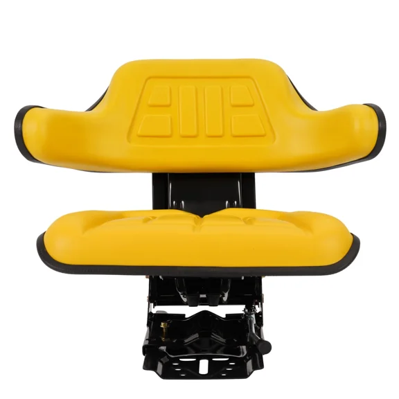 Kojem Complete Replacement Seat for Ford/New Holland Tractor Universal Steel Electrophoresis Yellow