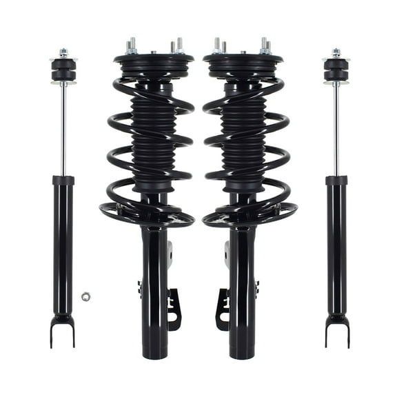 Set 4 Front Quick Complete Strut-Coil Spring-Rear Shock For 2012 Ford Taurus