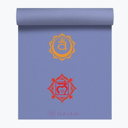 Gaiam Print Yoga Mat, Chakra, 4mm