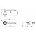 thumbnail image 2 of Ultra Faucets Ufa31030 Chrome Traditional Toilet Paper Holder, 2 of 2