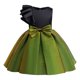 thumbnail image 2 of Odeerbi 2-10 Años Niñas Asimétrico Brillante Vestido de Princesa Manga de Ruffles Cintura Grande Arco Vestido de Pelota de Línea A Para La Boda, 2 of 7
