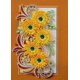 thumbnail image 1 of Pintura de diamante parcial, juego de pintura de diamante 5D para adultos y niños, imagen de flor de diamante, decoración de pared navideña, 30 x 40 cm/12 x 16 pulgadas (flor amarilla), 1 of 5