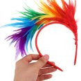 thumbnail image 2 of KAKOWELY 2 tocados estilo Charleston con plumas: tocado para mascarada para mujer, accesorio para disfraz de Halloween, Mardi Gras, cóctel, boda, fiesta de té., 2 of 5