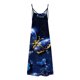 thumbnail image 3 of Puntoco Vestidos Mujer Verano Moda Mujer Verano Casual Estampado V-Cuello Camis Sin Mangas Chaleco Vestido Largo, 3 of 3
