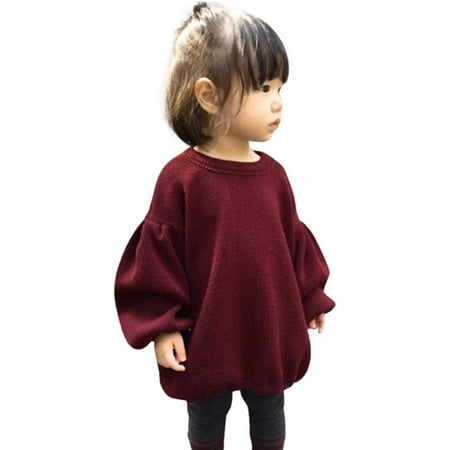 

GRNSHTS Toddler Baby Girl Boy Knit Sweater Blouse Warm Crewneck Pullover Sweatshirt Long Sleeve Tops Fall Winter Clothes (18-24 Months)