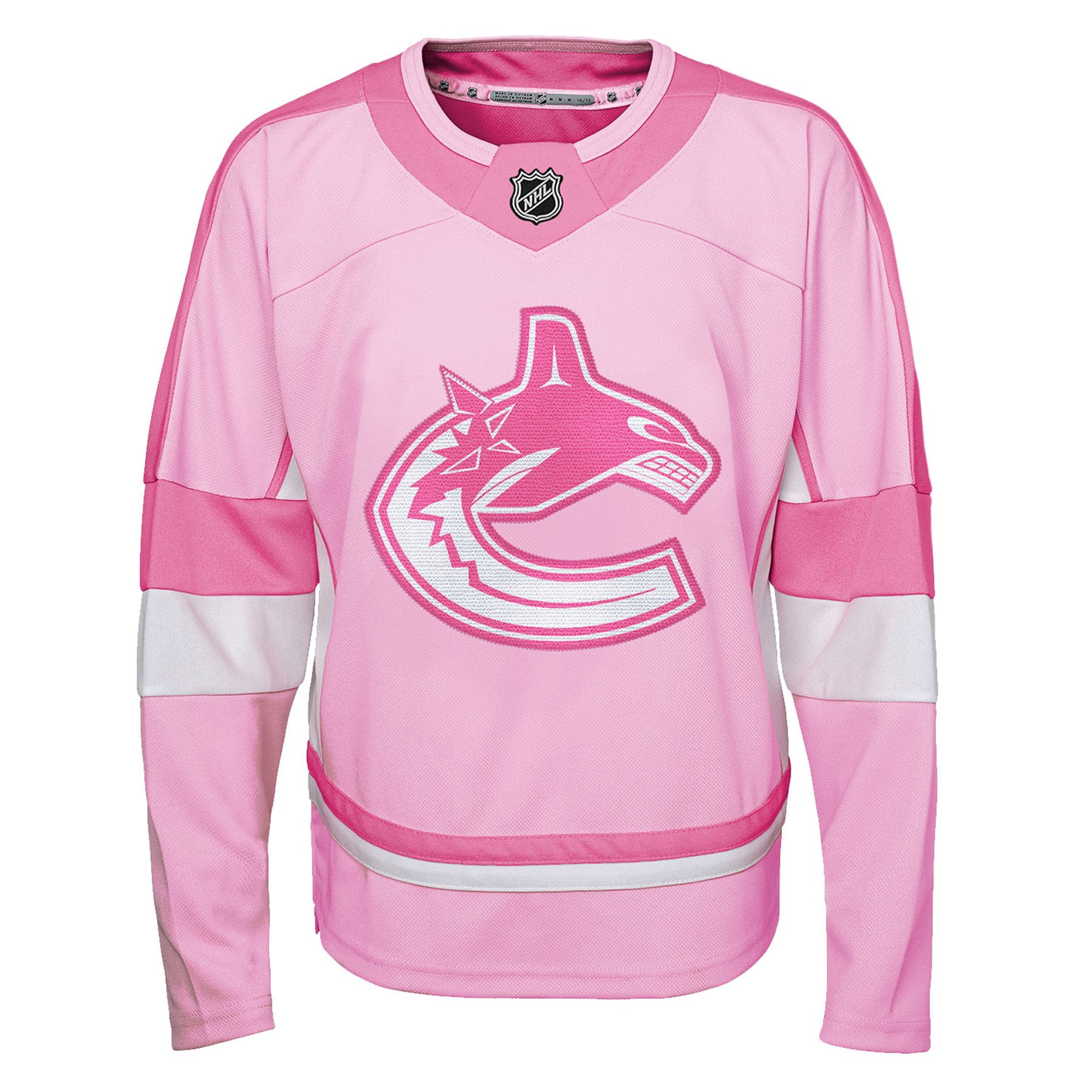 Outerstuff Preschool Girls Vancouver Canucks Pink Fashion Jersey