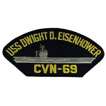 USS DWIGHT D. EISENHOWER CVN-69 PATCH - Multi-colored - Veteran Owned Business