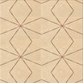 thumbnail image 1 of Ahgly Company Indoor Square Patterned Brown Sand Brown Area Rugs, 4' Square, 1 of 6
