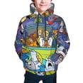 thumbnail image 5 of Lsque Scooby-Doo Patten Youth Hoodie Sweatshirt Pullover with Kangaroo Pocket Boys and Girls Hoodie Warm Hoodie for Kids, 5 of 8