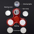 thumbnail image 4 of Fidget Spinners 6 Pack,led Light Up Clear Fidget Toys, Adhd Anxiety Toys Stress Relief Reducer Spin For Kids (6 Pack), 4 of 4