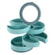thumbnail image 5 of 2pcs Pendientes Joyero Multicapa Giratorio Con Espejo De Maquillaje, 5 of 7