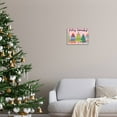 thumbnail image 5 of Feliz Navidad Whimsical Patterned Christmas Trees Ornaments Botanical & Floral Graphic Art Framed Art Print Wall Art, 5 of 5