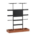 thumbnail image 3 of Jewelry 5 Tiers Women Gift Decorative with Wooden Base Jewelry Rack for Ear Studs Bracelet Watches Earring Dangle Drop Earrings Fernando Titular de pendiente, 3 of 7