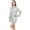 White, variant on Bimba White Arrow Print Sleepwear Full Sleeve Shirt And Shorts Nightwear - 8