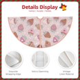 thumbnail image 3 of Balery Strawberry Cake Printed Christmas Tree Skirt , Merry Christmas Party Christmas Tree Decoration,Adjustable Tree Skirt-30", 3 of 6