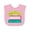 AD-Pink, variant on Inktastic Bookworm Future Reader Books Boys or Girls Baby Bib