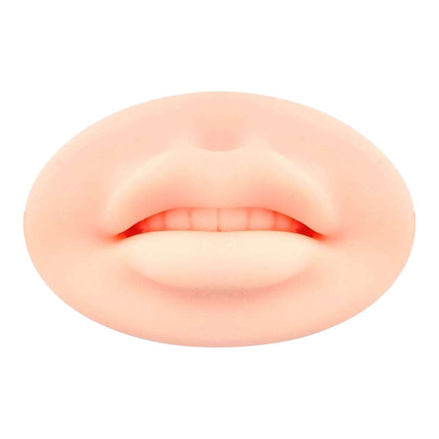 Modelo de labios de silicona Maquillaje permanente Práctica de entrenamiento de imitación 3D Piel de silicona A Zulema modelos de maquillaje