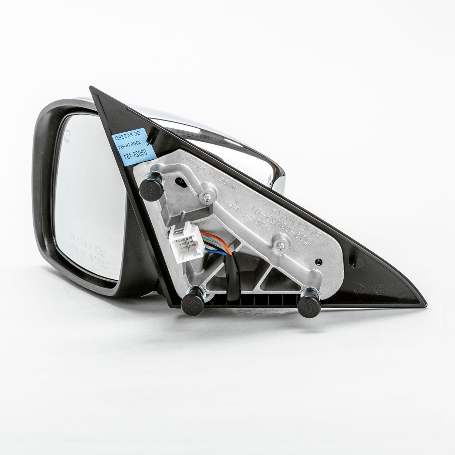鏡モチ Carbon fiber style rear view mirrors by Craft square fits