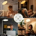 thumbnail image 5 of ACMETOP LED Floor Lamp, 32W/3000LM Super Bright Arc Floor Lamp, 3000K-6000K Stepless Dimming, 270°Rotating Head Reading Floor Lamp for Living Room, Bedroom, Office, 5 of 7
