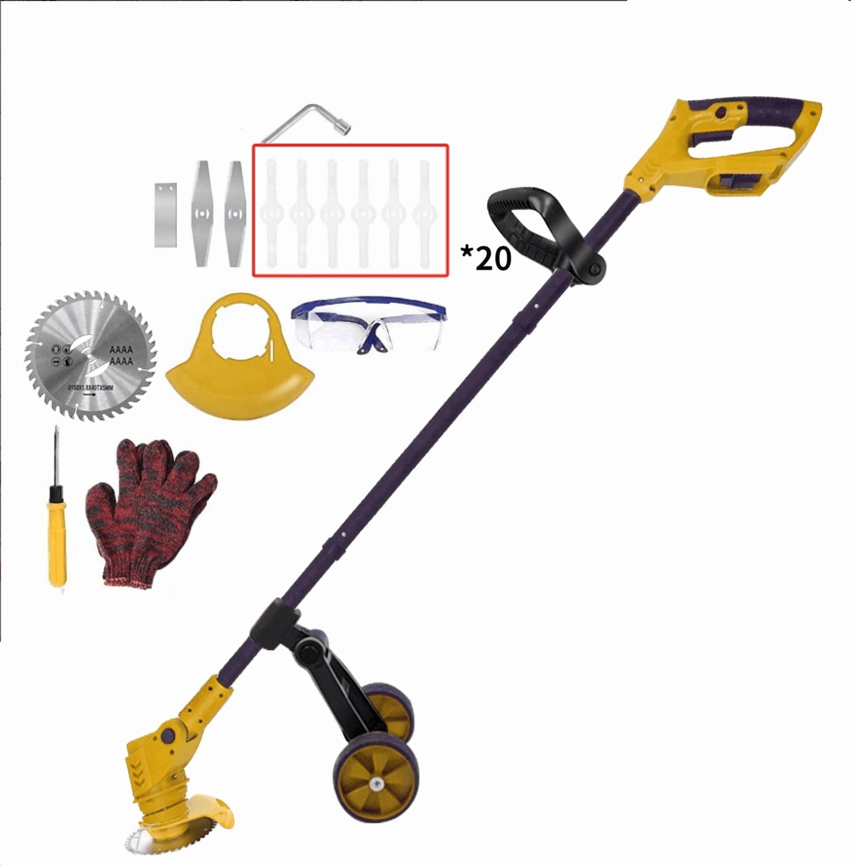 Ego Commercial 17.5 Cordless Electric String Trimmer, Battery