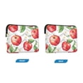 thumbnail image 7 of FORMRS 15"-15.6" Laptop Sleeve Protective Case Soft Carrying Quilted Computer Bag Cover, White Apple Pattern, 7 of 7