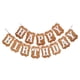 thumbnail image 1 of Conjunto de tarjeta de papel Billuyoard 16.4 pies cartel de feliz cumpleaños decoraciones de Kits de decoración para fiestas Marrón, 1 of 6