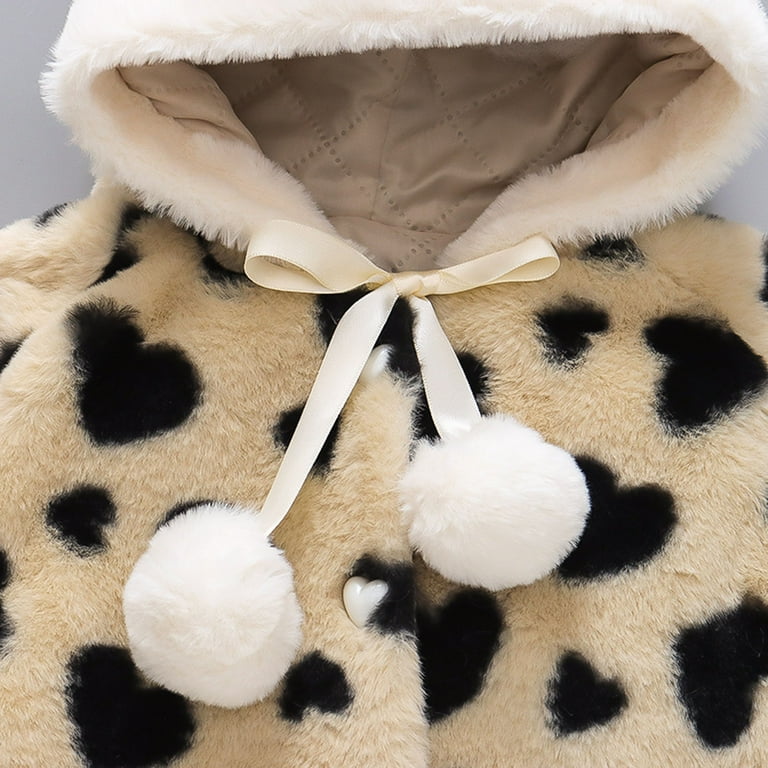 Odeerbi Toddler Winter Coat Kids Girls Outerwear Jackets Baby