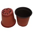 Plant Flower Pots Plastic Starting TwoTone Universal Soft Flowers