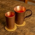thumbnail image 3 of Pure Copper Coffee Cup Purple Copper Small Tea Cup and Beer Cup Mugs (Burnt color cup,150-550ML), 3 of 7