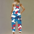thumbnail image 3 of FAHXNVB Girl's V Neck Sleeveless Jumpsuits Graphic Print Lovely Spaghetti Straps Long Pants Fashion Casual Comfortable Rompers With Pockets 5-14 Years, 3 of 5