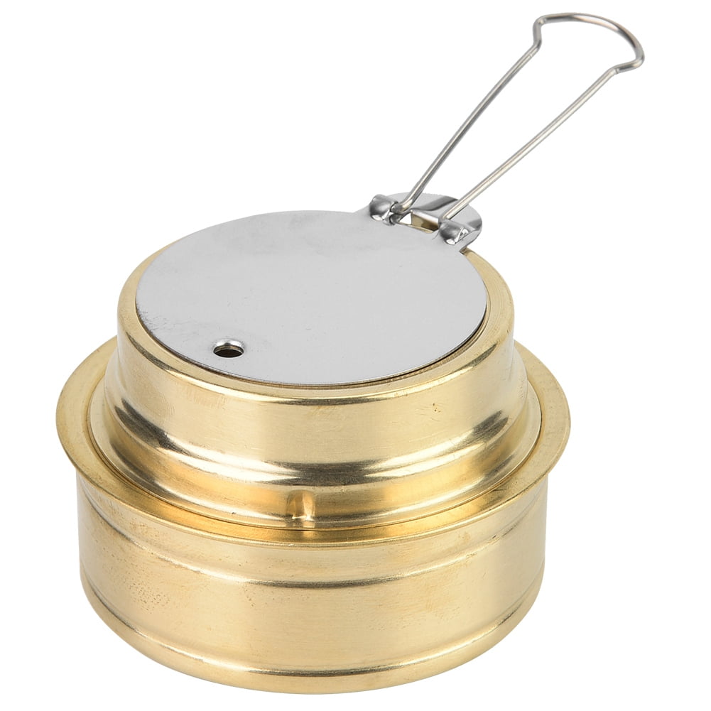 Esbit Portable Outdoor Camping Cooking Brass Alcohol Stove Burner E-ALCOH-BRSS 