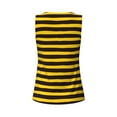 thumbnail image 5 of Gaeub Bee Stripe Women's Workout Tank Tops Lightweight Sleeveless Shirts for Women for Athletic Running Tennis Yoga - Small, 5 of 9