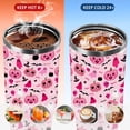 thumbnail image 6 of Halloween Tumbler, Cute Pink Pumpkin Ghost Tumbler with Handle and Straw, 40 oz Stainless Steel Insulated Water Bottle Halloween Gifts for Women, 6 of 6