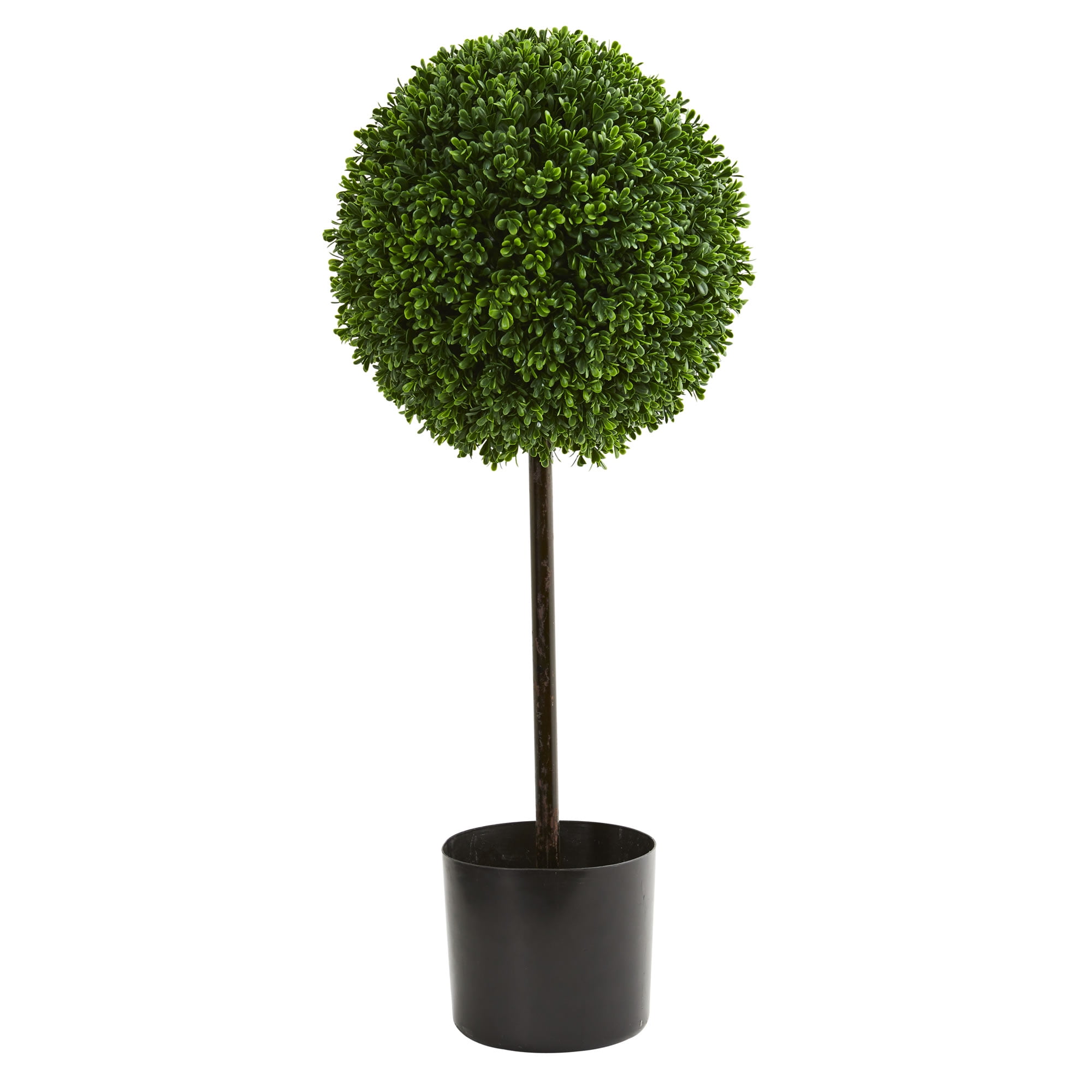 36" ARTIFICIAL WIDE BOXWOOD OUTDOOR TOPIARY TREE PLANT UV SPIRAL 3' POOL PORCH 