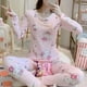 thumbnail image 3 of 2023 Sanrio Hello Kitty pantalones Anime Doraemon pijamas finos de felpa moda cómoda cuello redondo cálido conjunto de ropa de dormir Otoño/Invierno, 3 of 4