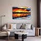 thumbnail image 5 of Póster de lienzo con pintura al óleo de barco de ciudad, decoración de dormitorio, paisaje deportivo, decoración de oficina, regalo, estilo marco, 20 x 30 cm, 5 of 8