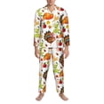 thumbnail image 3 of Sikiie Mens Pajama Set, Soft Warm Long Sleeve Sleepwear, Cozy Button-Down Pjs for Men-Medium, 3 of 7