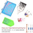 thumbnail image 2 of Juego de 26 herramientas de pintura de diamantes 5D, herramientas de pintura de diamantes y 2 cajas de almacenamiento de pintura de diamantes, 28 compartimentos, 2 of 4