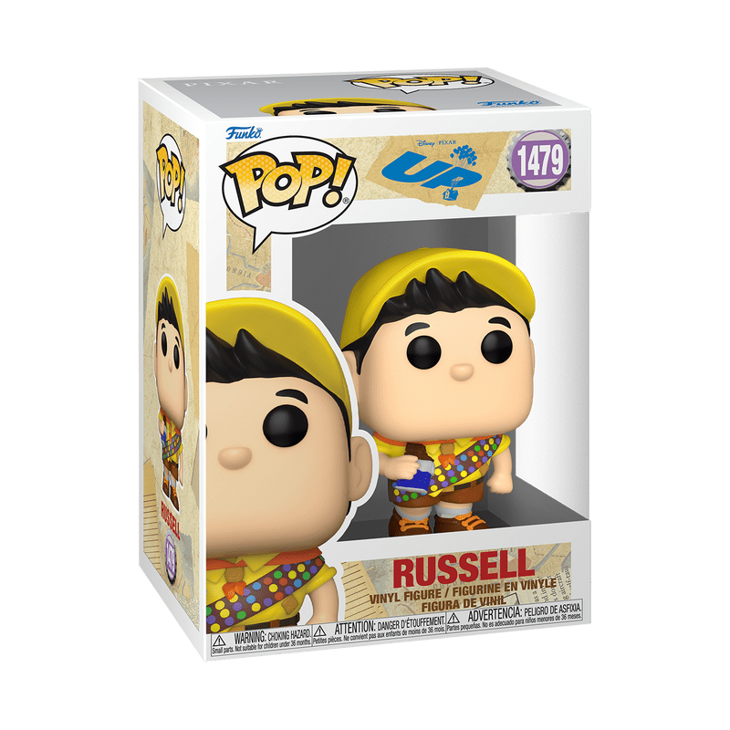 Funko Pop! Disney Pixar: Up - Russell with Chocolate Bar Figurine En Vinyle