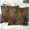thumbnail image 4 of Throw Pillow Covers Leopard Pattern Pillow Covers 20x20 Inch Set of 2 Animal Print Throw Pillows Decorative Pillow Cases Cushion Covers for Bedroom Livingroom Sofa Farm House, 4 of 5