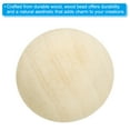 thumbnail image 5 of Uxcell 30mm Half Wood Beads, 50 Pack Unfinished Natural Wooden Beads Round Split Wood Balls for Craft, 5 of 5
