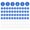 Blue, variant on 50PCS Number Tags 1-50, Number Key Tags Aluminum Numbered Keychain Metal Round with Key Rings for Organizer Field Sales Hangers Clothes Labels ID, Blue
