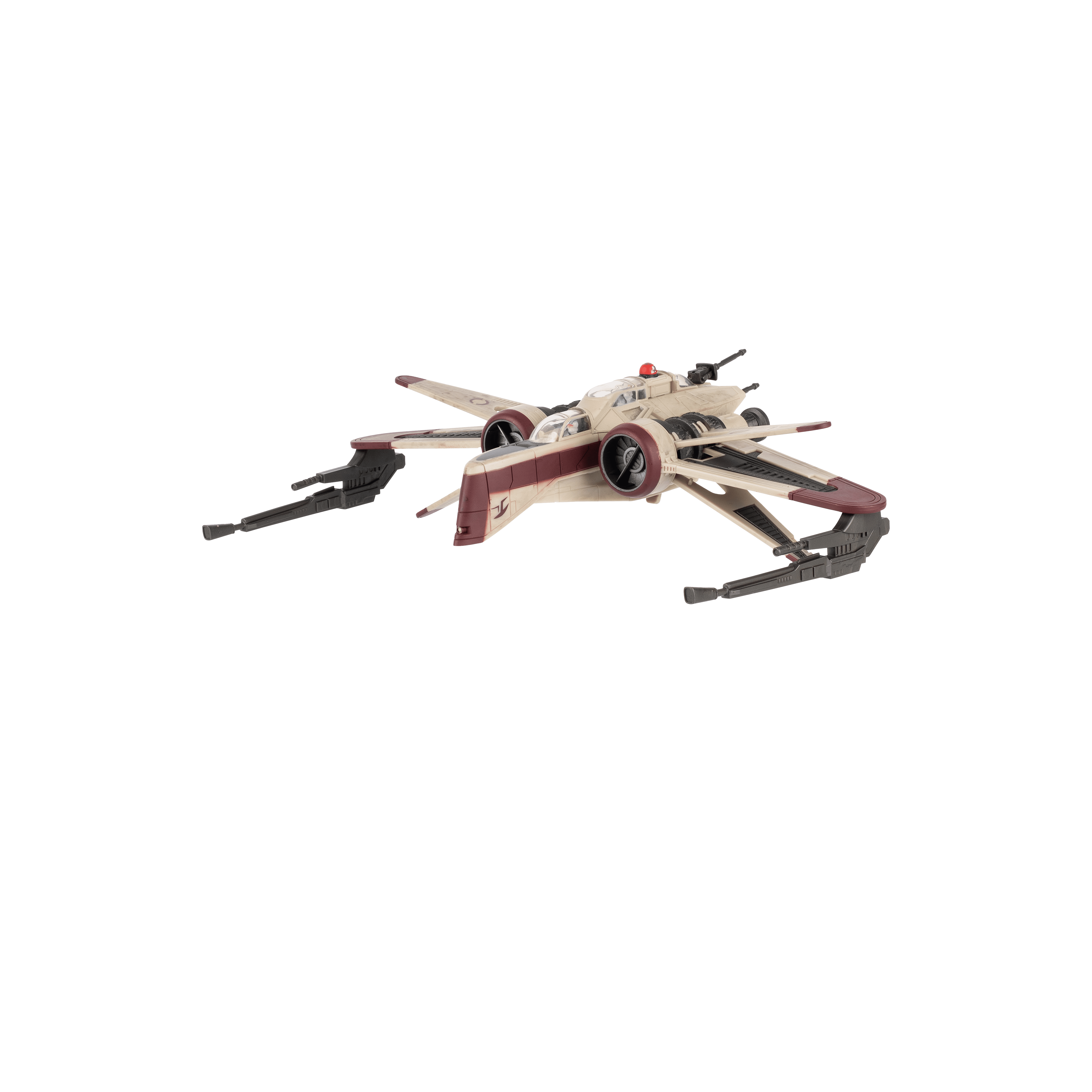 Star Wars Micro Galaxy Squadron ARC-170 Starfighter - 8 inch Vehicle with 1 inch Micro Figure Accessories
