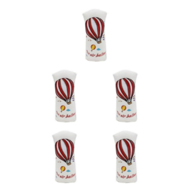 Maytalsory PU Leather Golf Club Head Covers Easy To And Exceptional Durability High white 5Set