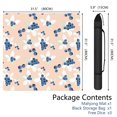 thumbnail image 2 of Floral Print 31.5 Inch Square Mahjong Mat Rubber Construction Offers Non-Slip Grip for Tiles and Cards During Game Play, 2 of 7