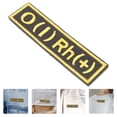 thumbnail image 4 of O Blood Type Arm Patch Decorative Backpack Patch Clothing Replacement Patch Decor, 4 of 8