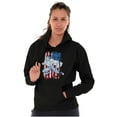 thumbnail image 4 of Street Fighter America Flag USA Guile Hoodie Sweatshirt Women Men Brisco Brands S, 4 of 6