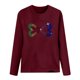 thumbnail image 4 of Camiseta de mujer Camisetas divertidas lindas de manga larga de otoño Camiseta Hearth Love Camiseta de regalo Tops Blusa Regalo para parejas Pompotops gfhjh15707, 4 of 4